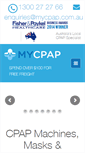 Mobile Screenshot of mycpap.com.au